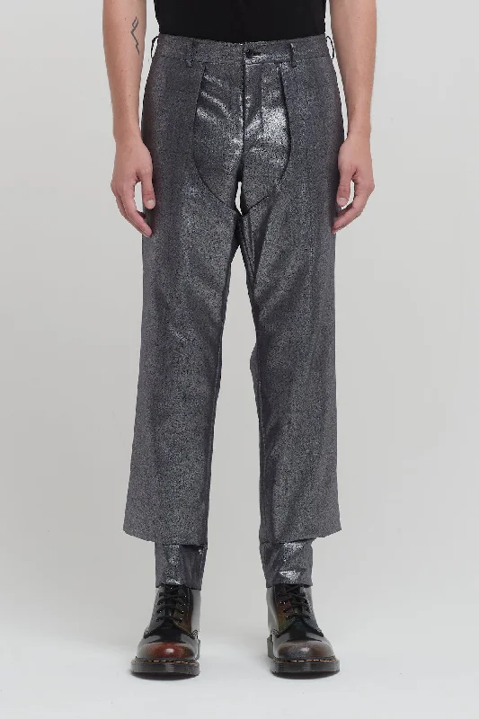 Men's Low-Waisted Pants for a Casual VibeComme Des Garçons Homme Plus Layered Trouser Men's Low-Waisted Pants for a Casual VibeComme Des Garçons Homme Plus Layered Trouser