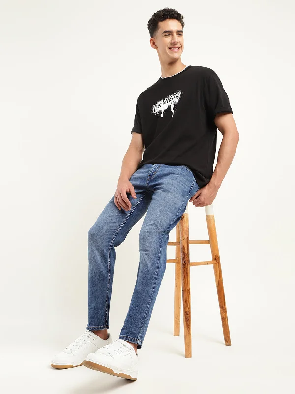 Cool Distressed Men's JeansMen's 512 Indigo Slim Tapered Fit Jeans