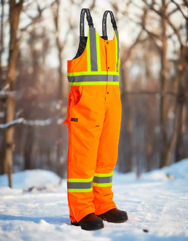 Durable Men's Work PantsMen's Orange Hi-Vis Insulated -30 FR Ripstop Waterproof Bibs 024-FR235-MW-OR Durable Men's Work PantsMen's Orange Hi-Vis Insulated -30 FR Ripstop Waterproof Bibs 024-FR235-MW-OR