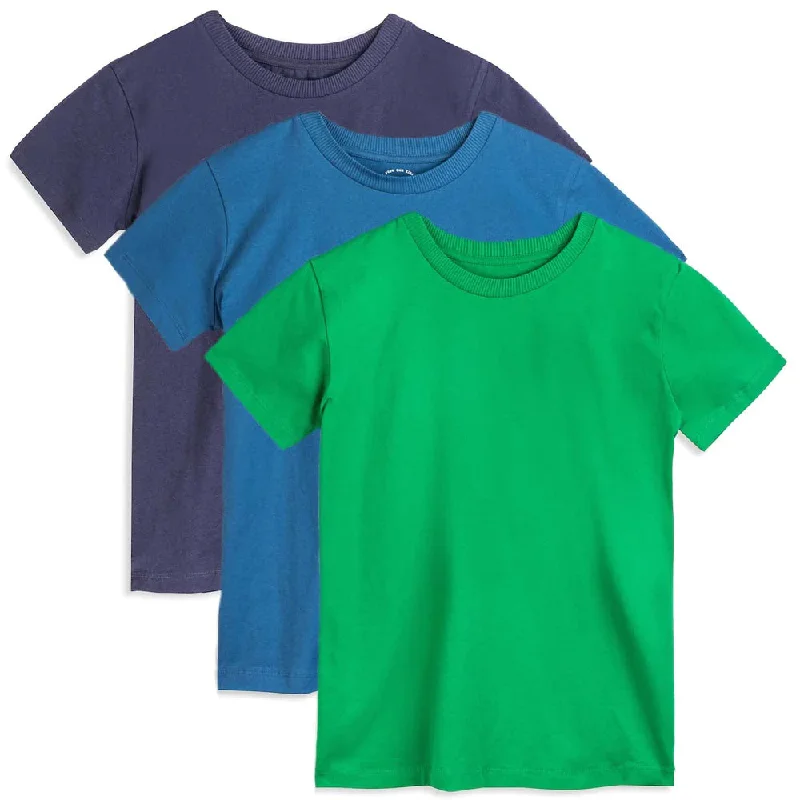 Men's Shirts for Outdoor ActivitiesMightly Boys Navy | Green | Blue T-Shirt