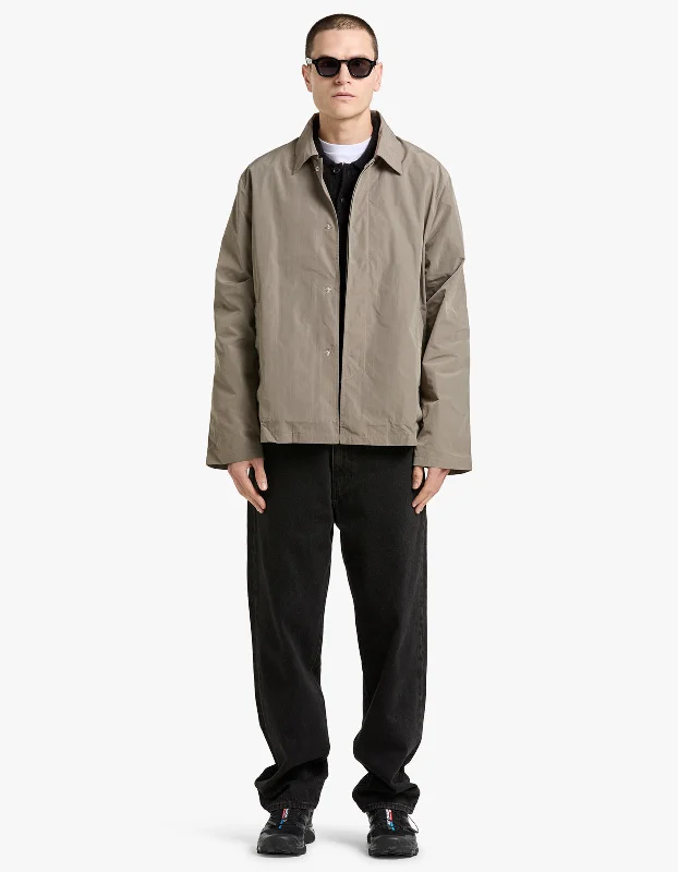 Designer Men's OvercoatsMens Shell Jacket - Tan