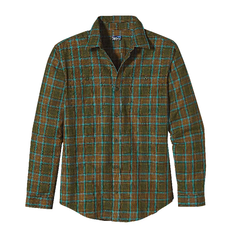Men's Pattern-Play Shirts for a Fun TwistM's Long-Sleeved Pima Cotton Shirt
