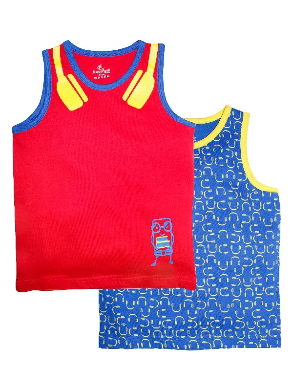 Royal Blue & Red