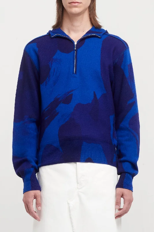 Men's Pants with Pleated FrontsBurberry Knight IP Pattern Knit