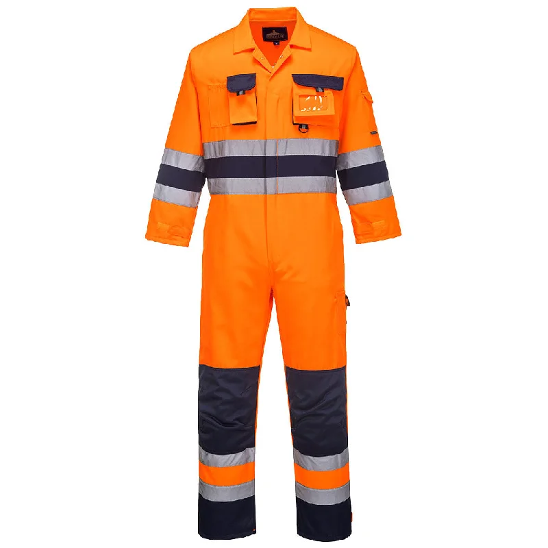 Comfortable Men's JoggersPortwest TX55 Nantes Hi Vis Coveralls