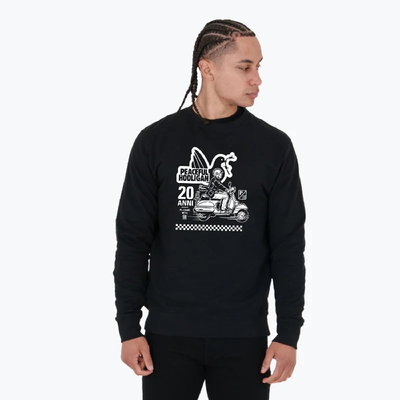 Men's Hoodies for Skinny MenScooter Sweatshirt Black