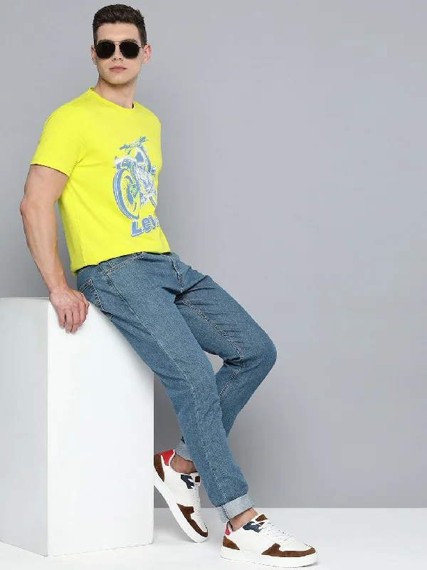 Modern Ripped and Distressed Men's JeansMen's 512 Blue Slim Tapered Fit Jeans
