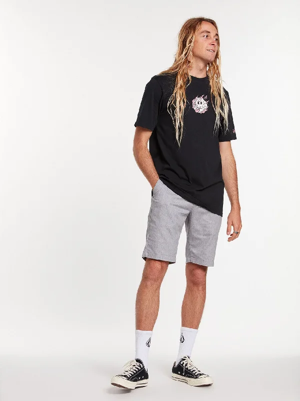 Men's Patterned Pants with Animal PrintsFrickin Modern Stretch Shorts - Grey