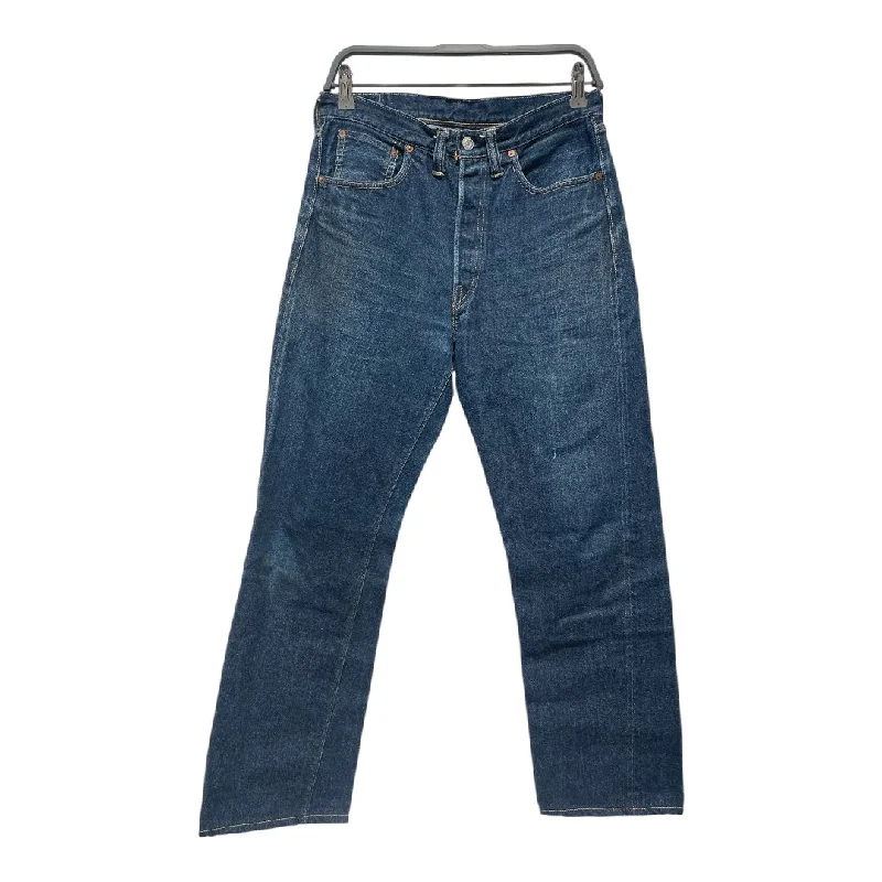 Authentic Raw Denim Men's JeansWAREHOUSE & CO./Straight Pants/31/Denim/IDG/Button Fly/selvedge reg GUNUS tab