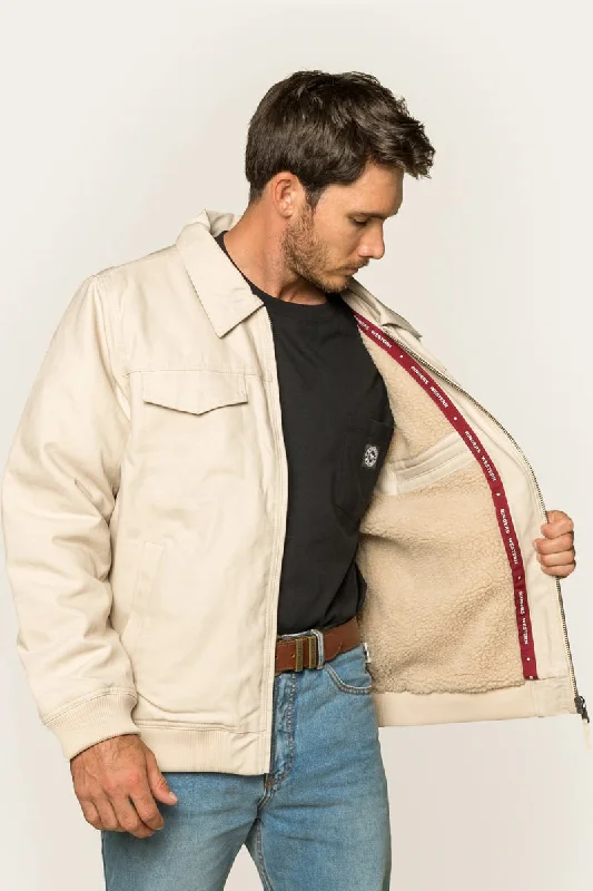 Men's Coats with Quick-Dry FabricMildura Mens Sherpa Bomber Jacket - Camel