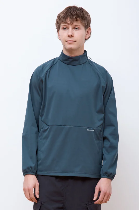 Men's Coats without LiningLightweight Softshell Pullover Slate Blue