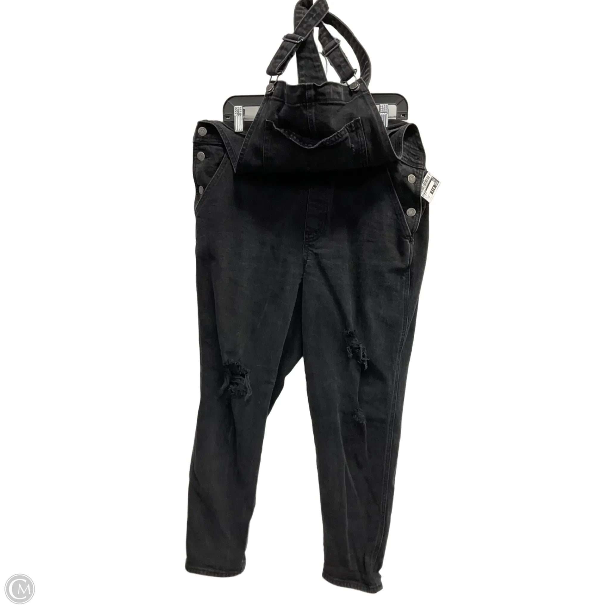 Men's Pants with Hidden ButtonsOveralls By Old Navy In Black, Size: 14