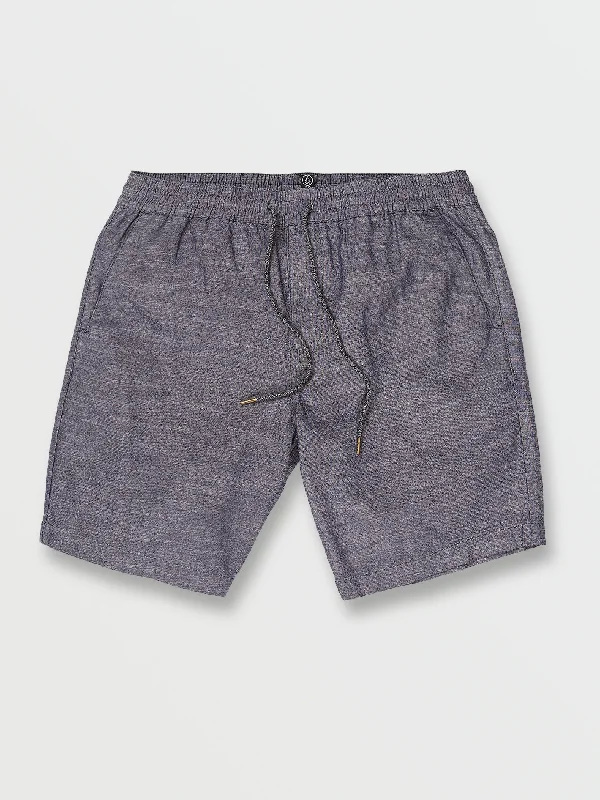 Classic Men's JeansFrickin Mix Elastic Waist Shorts - Blue