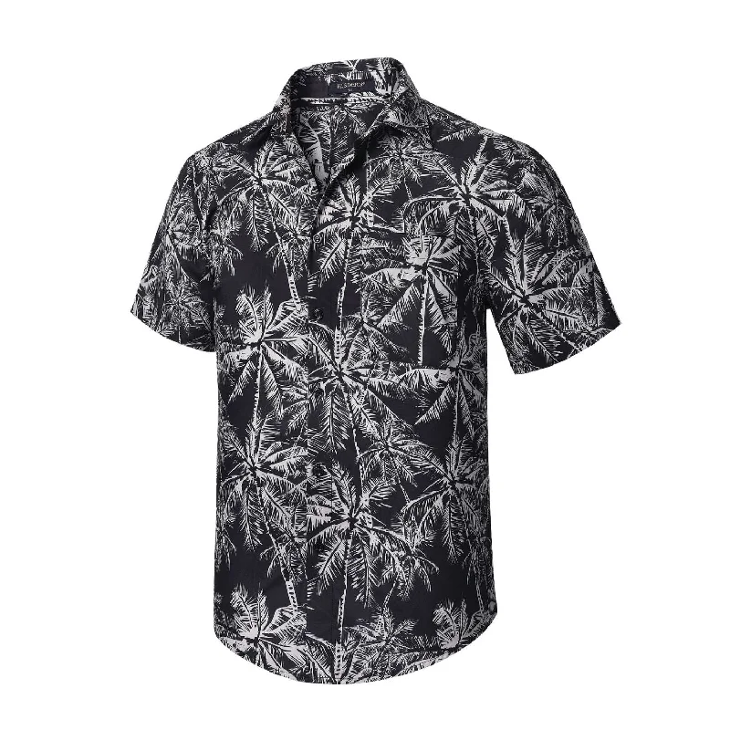 Men's Color-Blocking Shirts for a Statement LookFunky Hawaiian Shirts with Pocket - A2-BLACK Men's Color-Blocking Shirts for a Statement LookFunky Hawaiian Shirts with Pocket - A2-BLACK