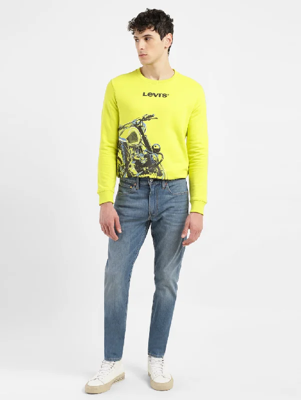 Mid-Waisted Men's JeansMen's 512 Mid Indigo Slim Tapered Fit Jeans