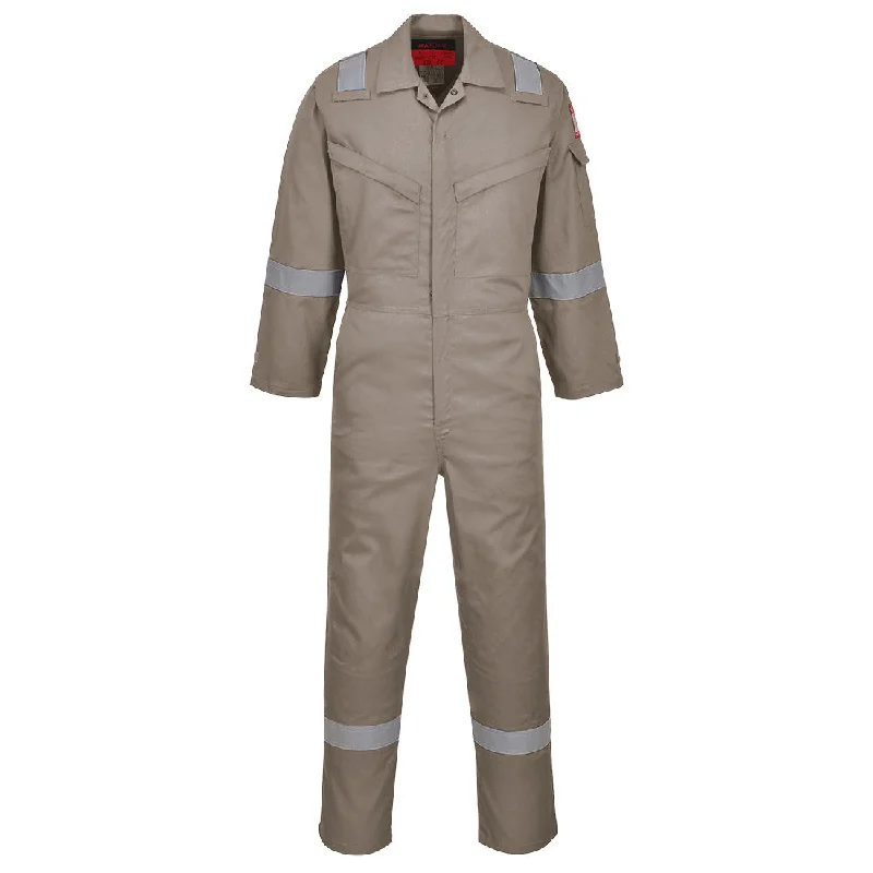 Men's Patterned Pants with StripesPortwest AF73 Araflame Silver Flame Retardant Coveralls Men's Patterned Pants with StripesPortwest AF73 Araflame Silver Flame Retardant Coveralls