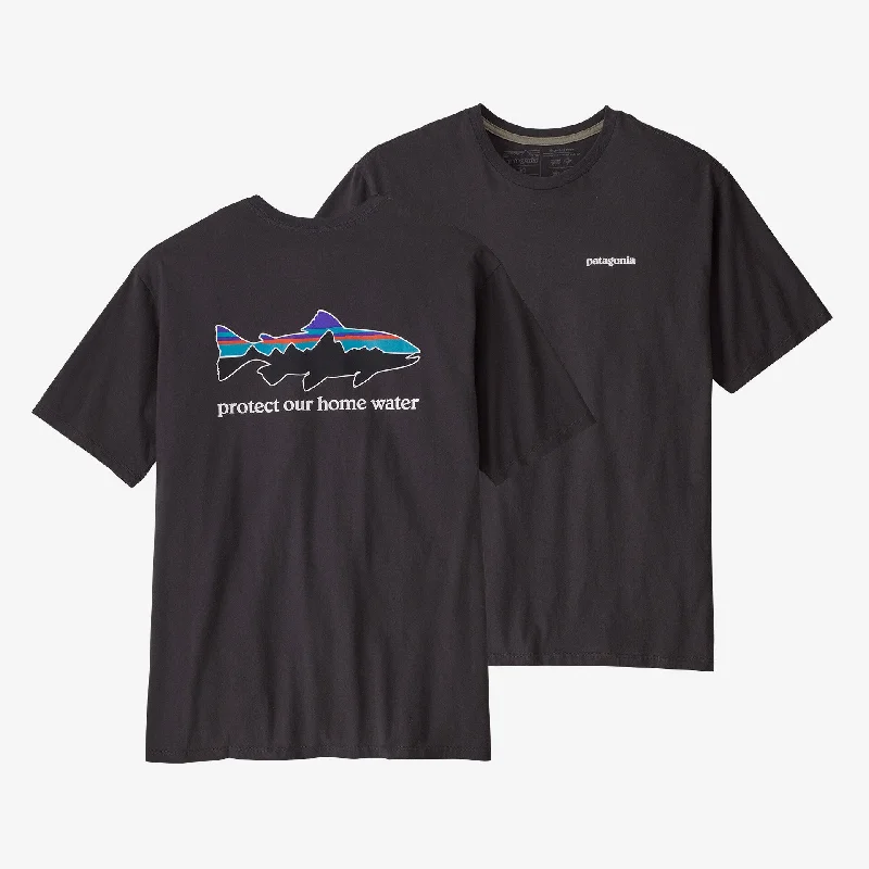 Men's Shirts with Embellished HemlinesM's Home Water Trout Organic T-Shirt