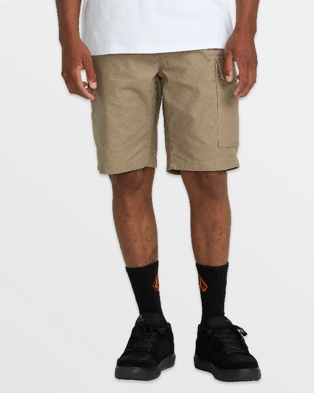 Men's Pants with Hidden ButtonsVolcom Workwear Caliper II Relaxed Work Short - Brindle Men's Pants with Hidden ButtonsVolcom Workwear Caliper II Relaxed Work Short - Brindle