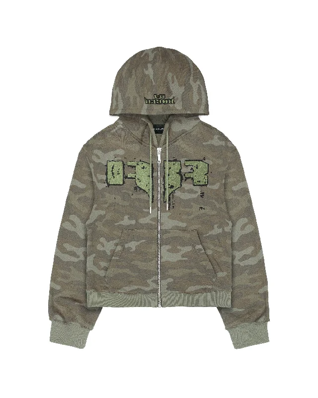 Men's Hoodies with EmbroideryForest Camo Hoodie