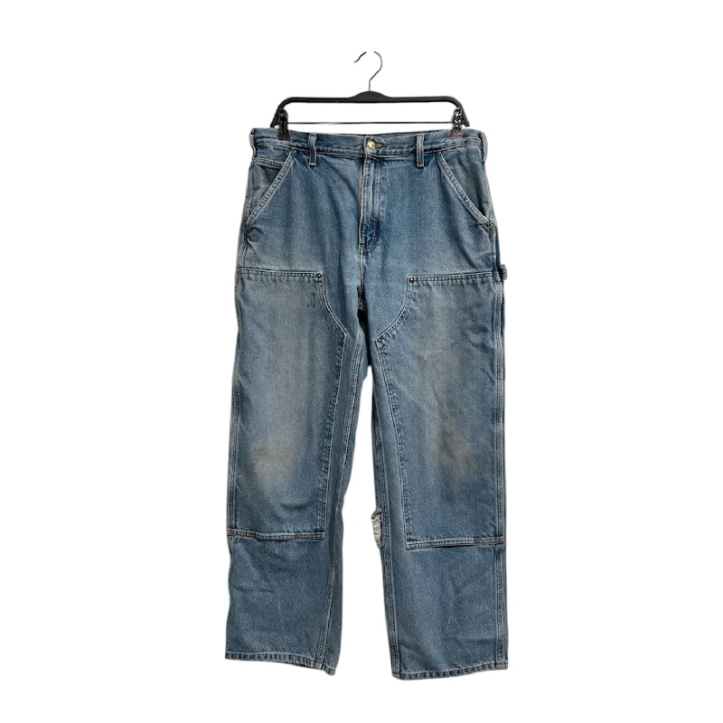Stylish Men's JeansCarhartt/Carpenter Pants/34/Denim/BLU/double knees leather tag