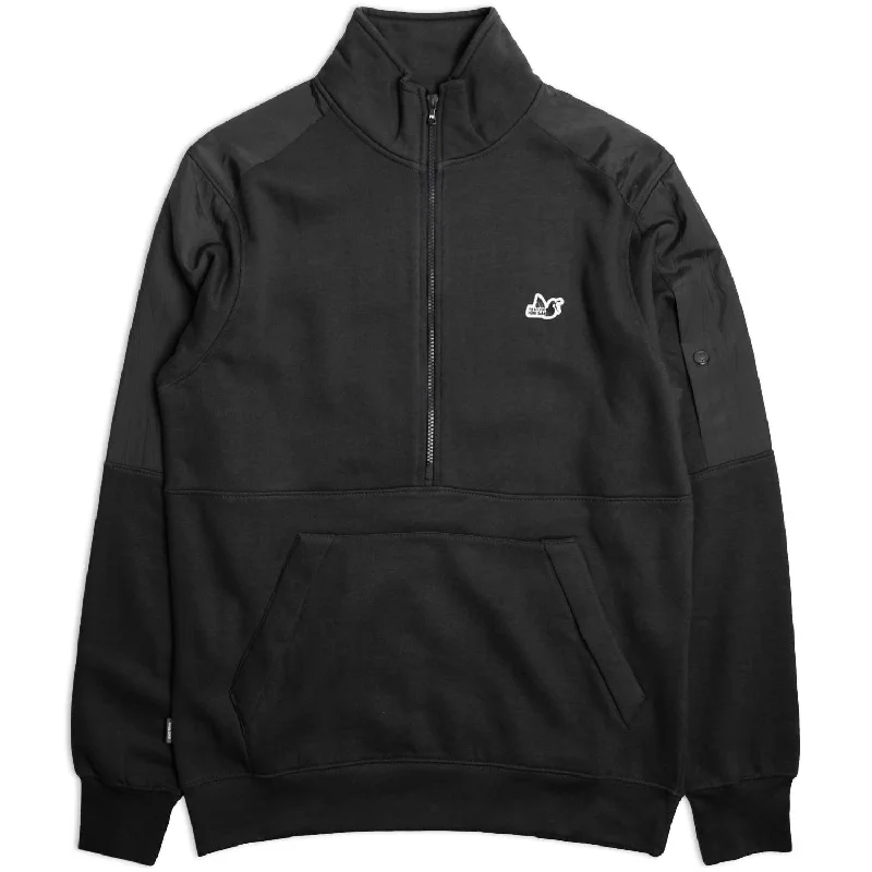 Men's Hoodies with ThumbholesCamber Sweatshirt Black