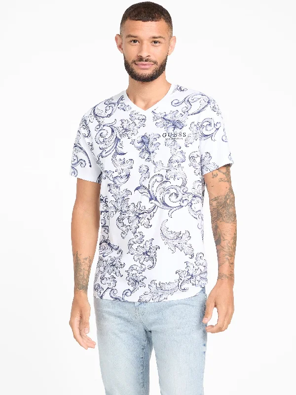 Patterned Men's Hawaiian ShirtsEco Jax Printed Tee