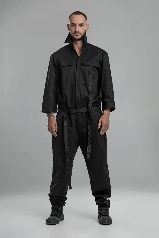Men's Pants with Deep PocketsGaikan Men Black