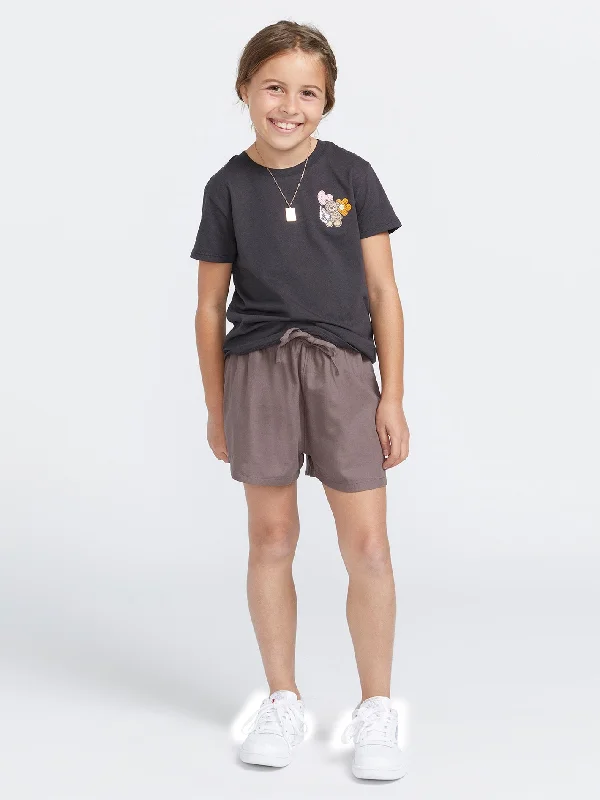 Layered Men's OverallsStone Def Shorts - Slate Grey