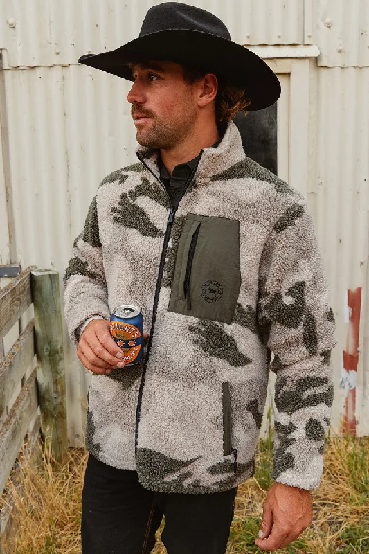 Men's Coats with HoodsLennonville Unisex Camo Fleece - Light Camo