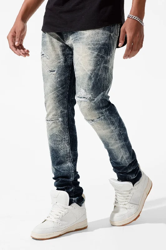 Dark Indigo Men's JeansSean - Driftwood Denim (Hurricane Wash)