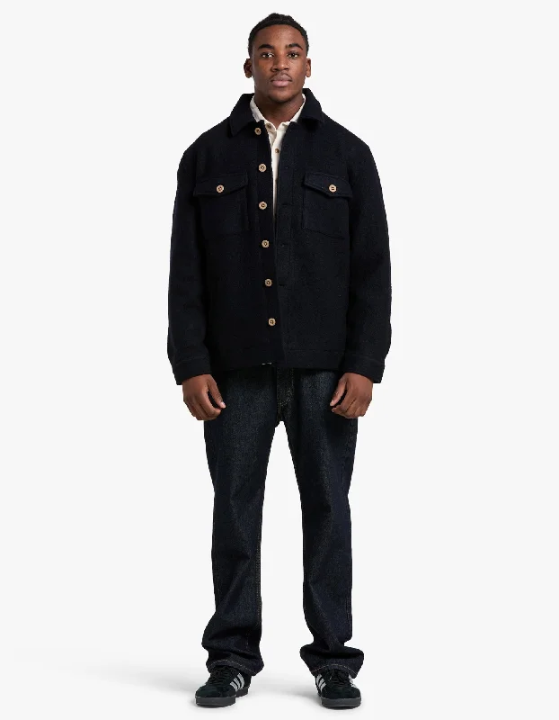 Men's Coats with ButtonsWool Jacket - Flint