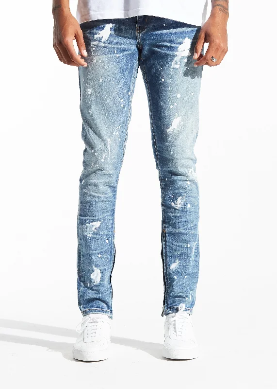 High-Quality Ripped Men's JeansPacific Denim (Vintage Stone)