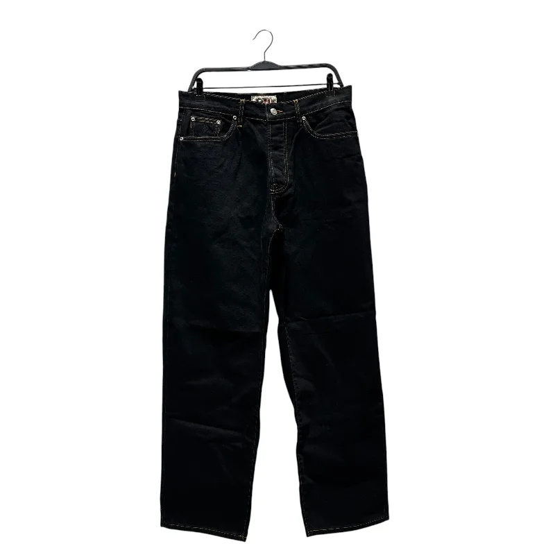 Men's Jeans with Functional PocketsSTUSSY/Straight Pants/29/Denim/BLK/bronze stitching