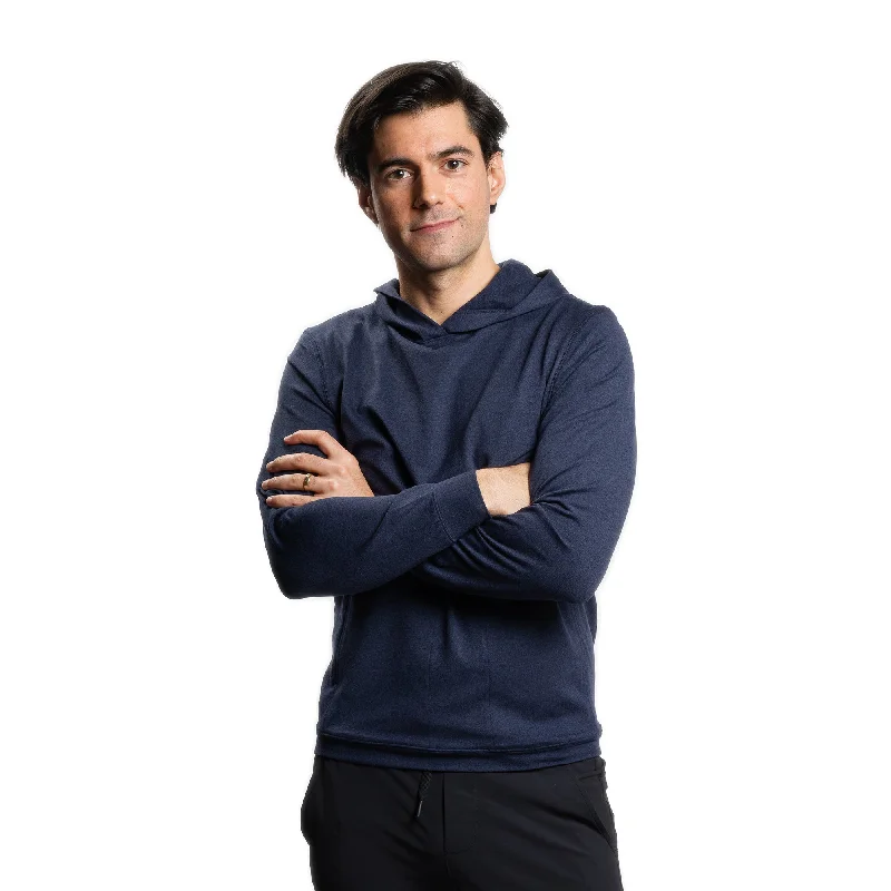 Men's Sweaters with Unique and Custom DesignsPerformance Hoodie - Navy