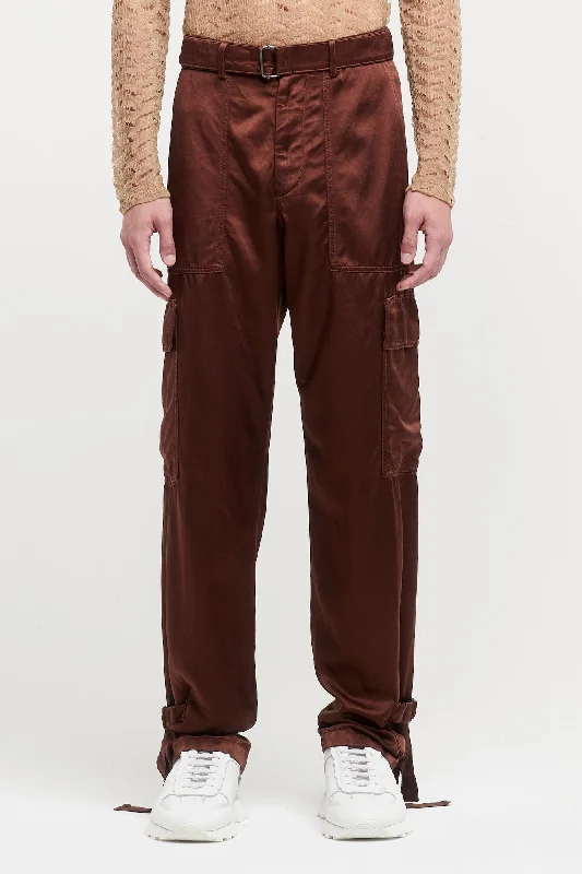 Men's Pants with Welt PocketsDries Van Noten Pelbeck Bondage Pants