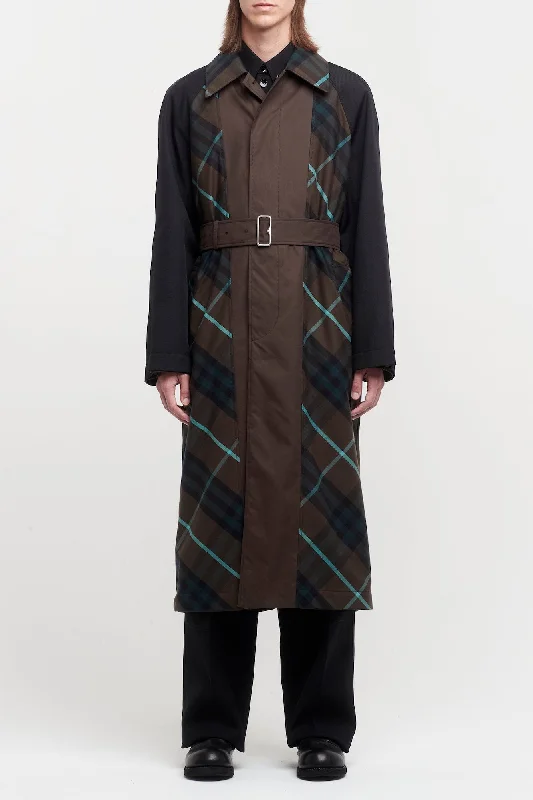 Men's Pants with Ripped and Distressed DetailsBurberry Single Breasted Otter Coat