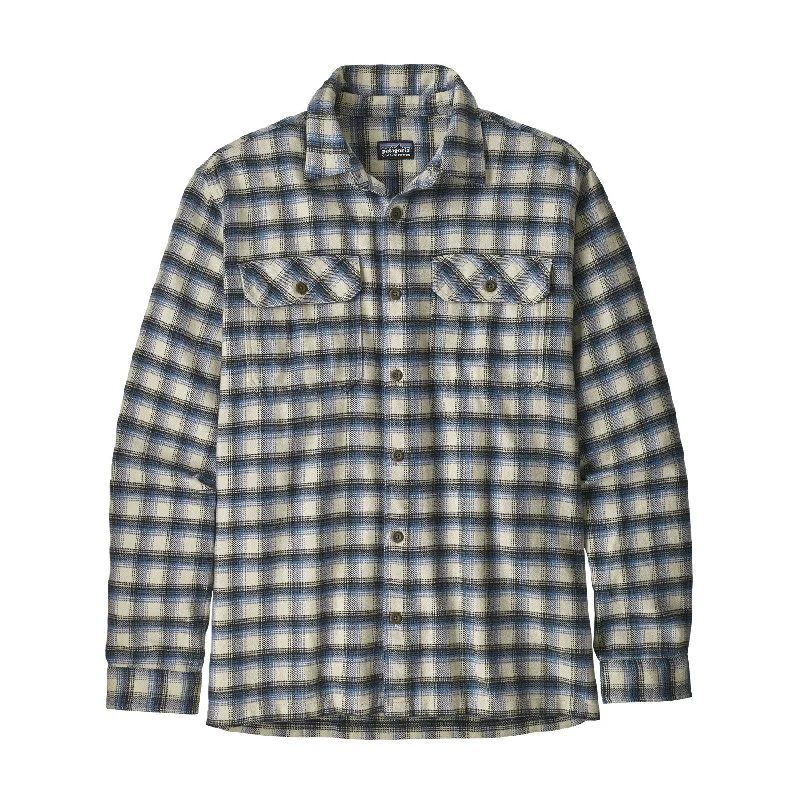 Men's Patterned Dress Casual Shirts for Smart-Casual EventsMen's Long-Sleeved Fjord Flannel Shirt Men's Patterned Dress Casual Shirts for Smart-Casual EventsMen's Long-Sleeved Fjord Flannel Shirt