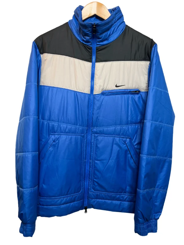 Men's Coats with VentilationNike Mens Blue Lightweight Puffer Jacket (Size L)