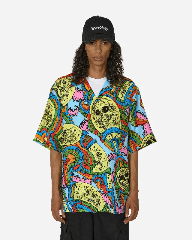 Men's French-Cuff Shirts for a Sophisticated EdgeHawaiian Shirt (Type-5) Blue