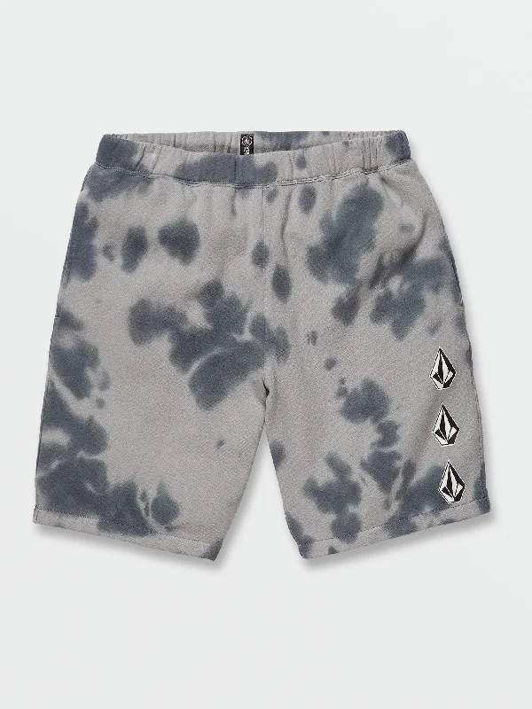 Men's Patterned Pants with Camouflage PrintsIconic Stone Plus Fleece Shorts - Slate Blue Men's Patterned Pants with Camouflage PrintsIconic Stone Plus Fleece Shorts - Slate Blue