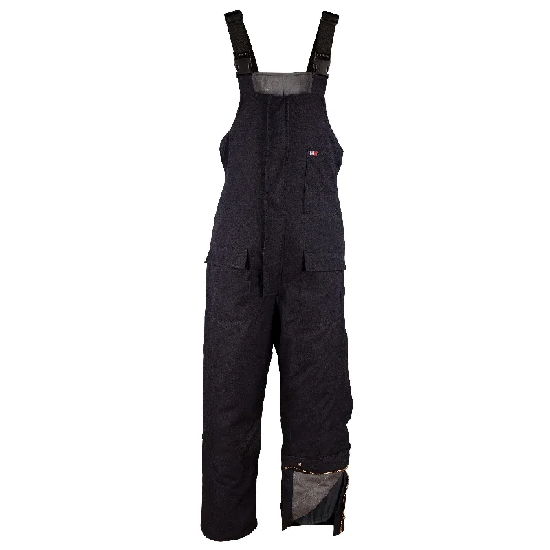 Men's Pants with Turn-Up CuffsBig Bill FR M900US7-NAY Navy Insulated Bib Overall
