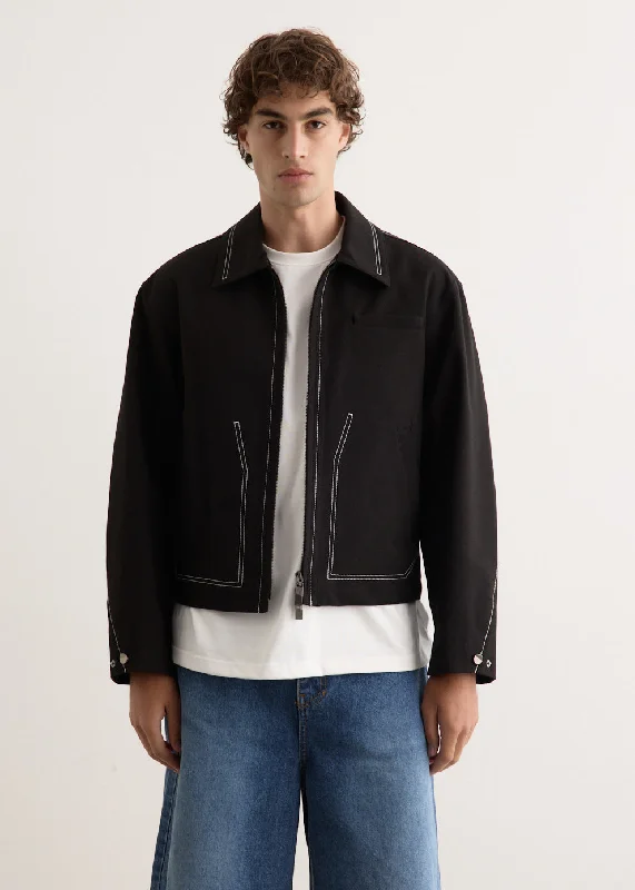 Winter-Ready Men's CoatsPiped Jacket