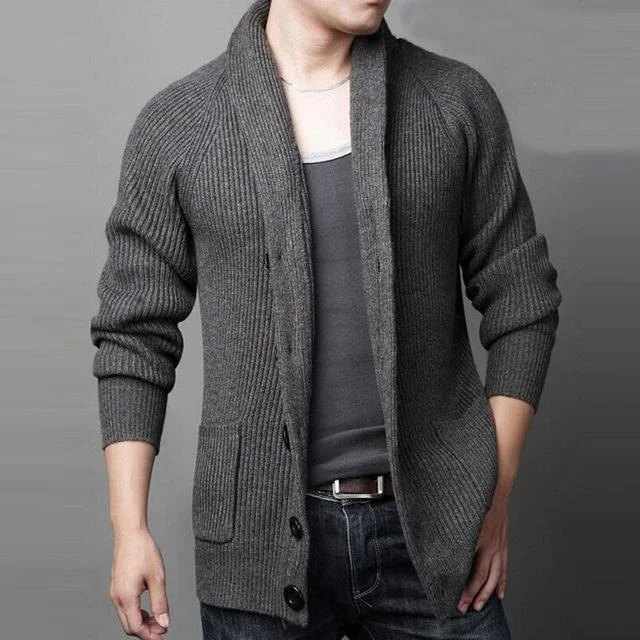 Men's Sweaters with Skinny FitsKeep Me Warm Men's Cardigan