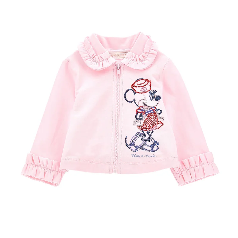 Warm Men's Fleece-Lined TopsPink Minnie Mouse Sweatshirt