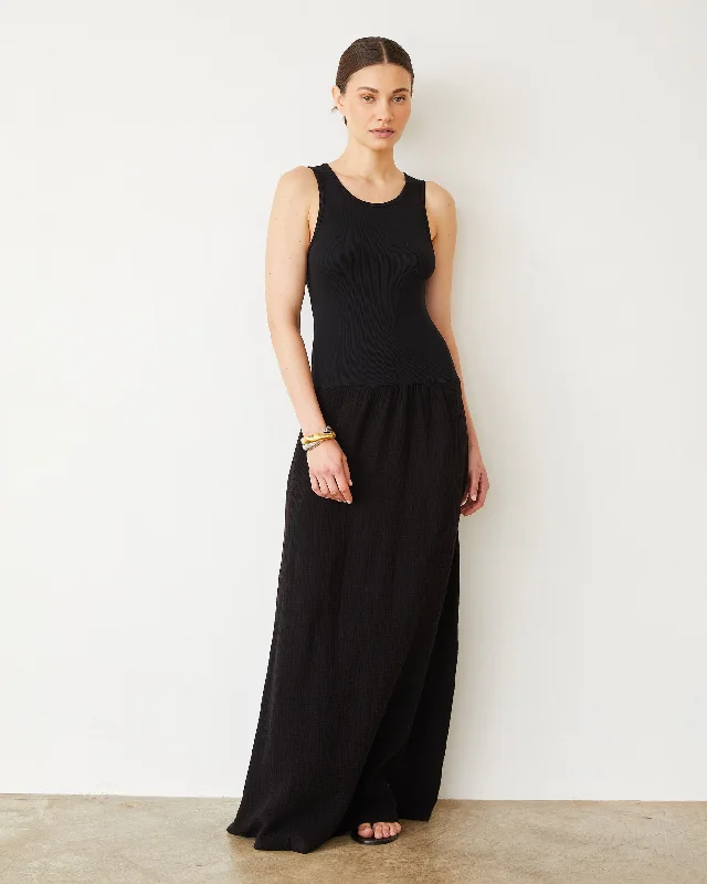 Men's Button-Fly Pants for a Traditional TouchMix Media Tank Maxi Dress