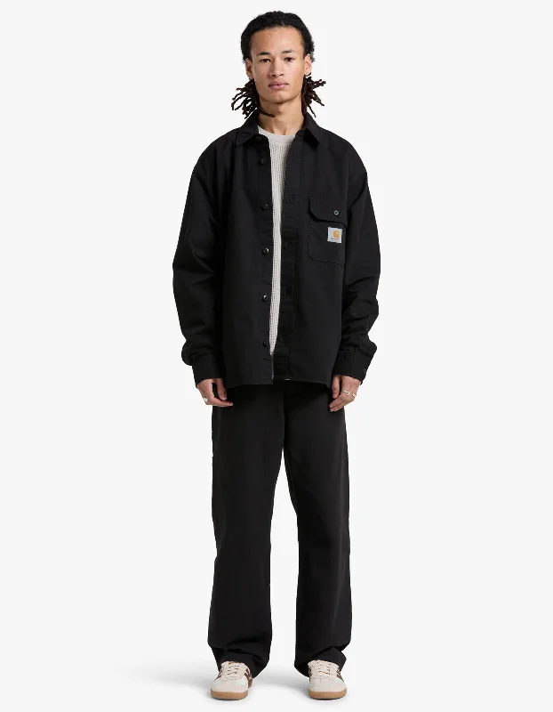 Fashionable Men's Denim JacketsReno Shirt Jac - Black Garment Dyed