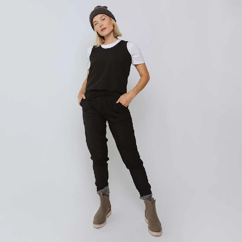 Men's Low-Waisted Pants for a Casual VibeBlack Tank Jumpsuit