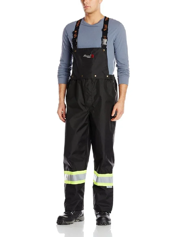 Men's Pants with Appliqué DetailsViking Professional Black Journeyman 300D Rip-stop FR Bib Pants 3907FRP Men's Pants with Appliqué DetailsViking Professional Black Journeyman 300D Rip-stop FR Bib Pants 3907FRP