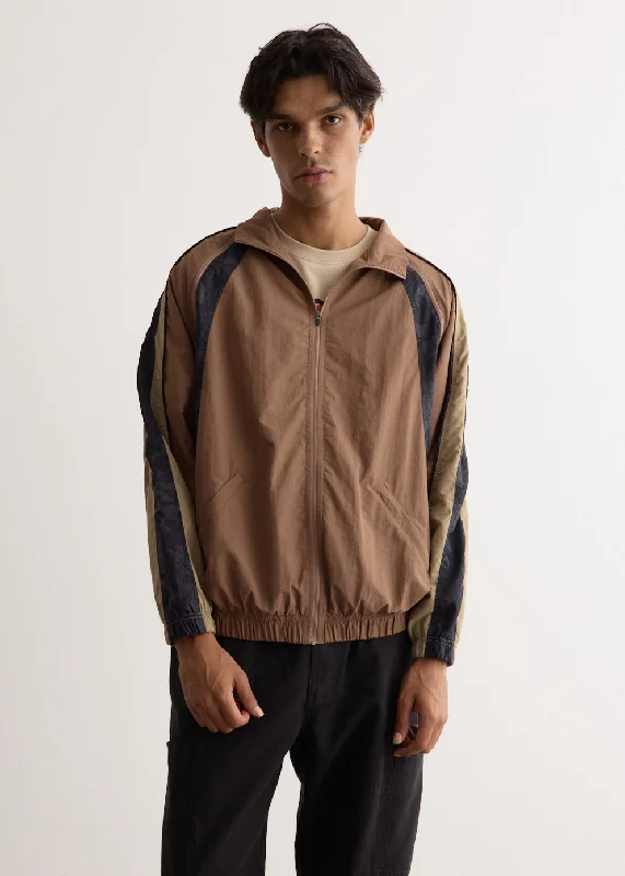 Men's Coats with ButtonsLunacy Trackton Zip Thru Track Jacket