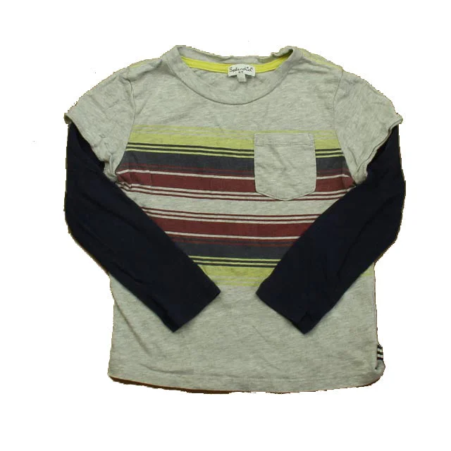 Elegant Men's Dress ShirtsSplendid Boys Gray | Navy Long Sleeve T-Shirt